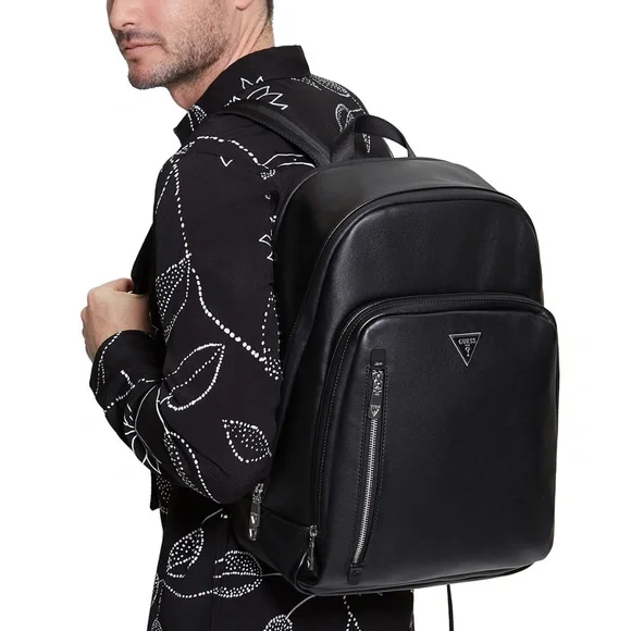 Guess Bags New Guess Mens Scala Fauxleather Backpack Poshmark